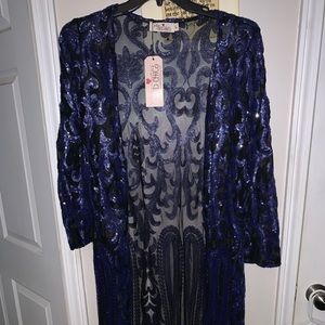 Sequin duster